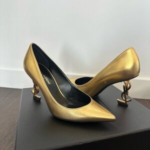 Saint Laurent Gold Women's Shoes